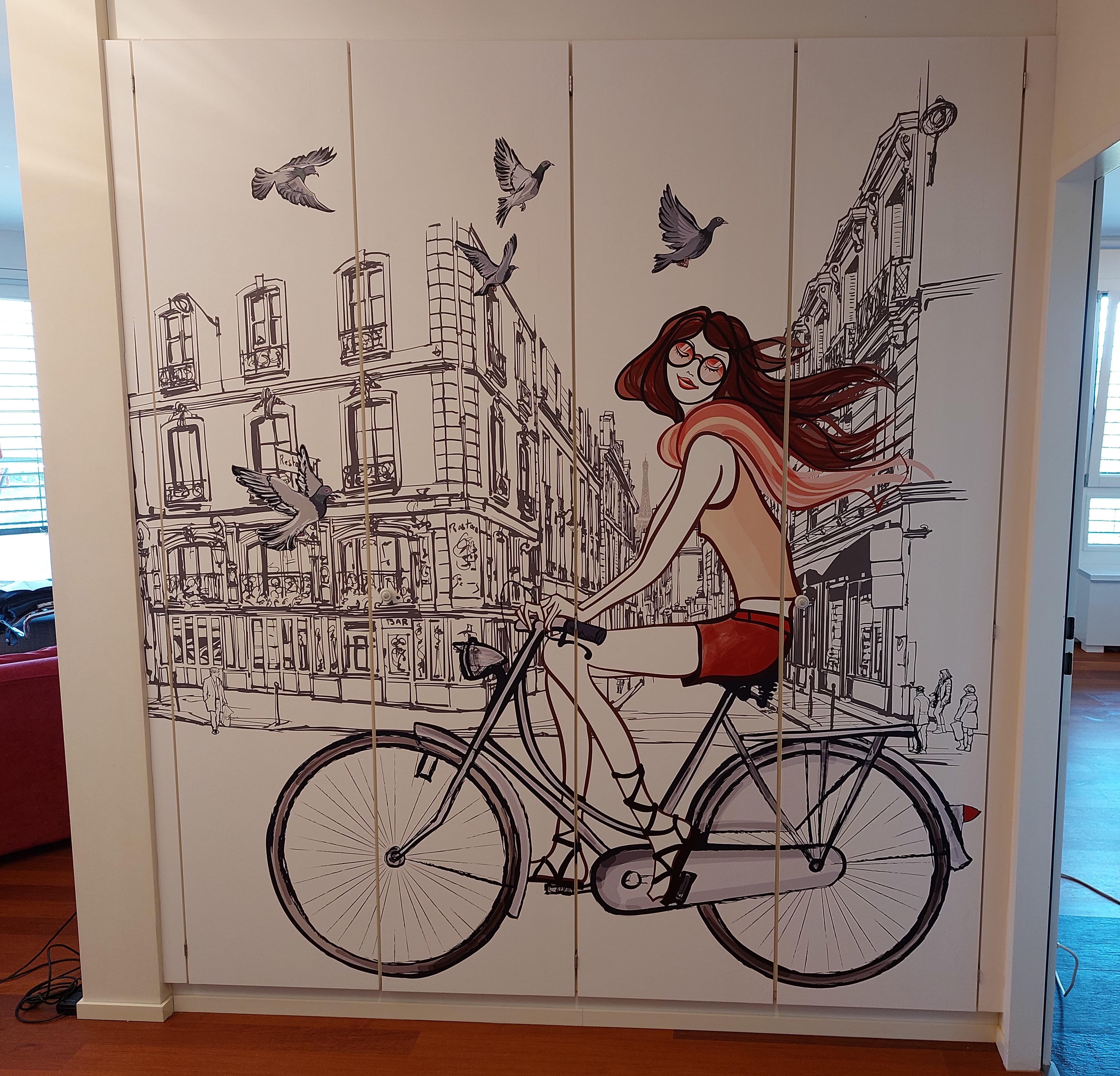 Fresque murale artistique